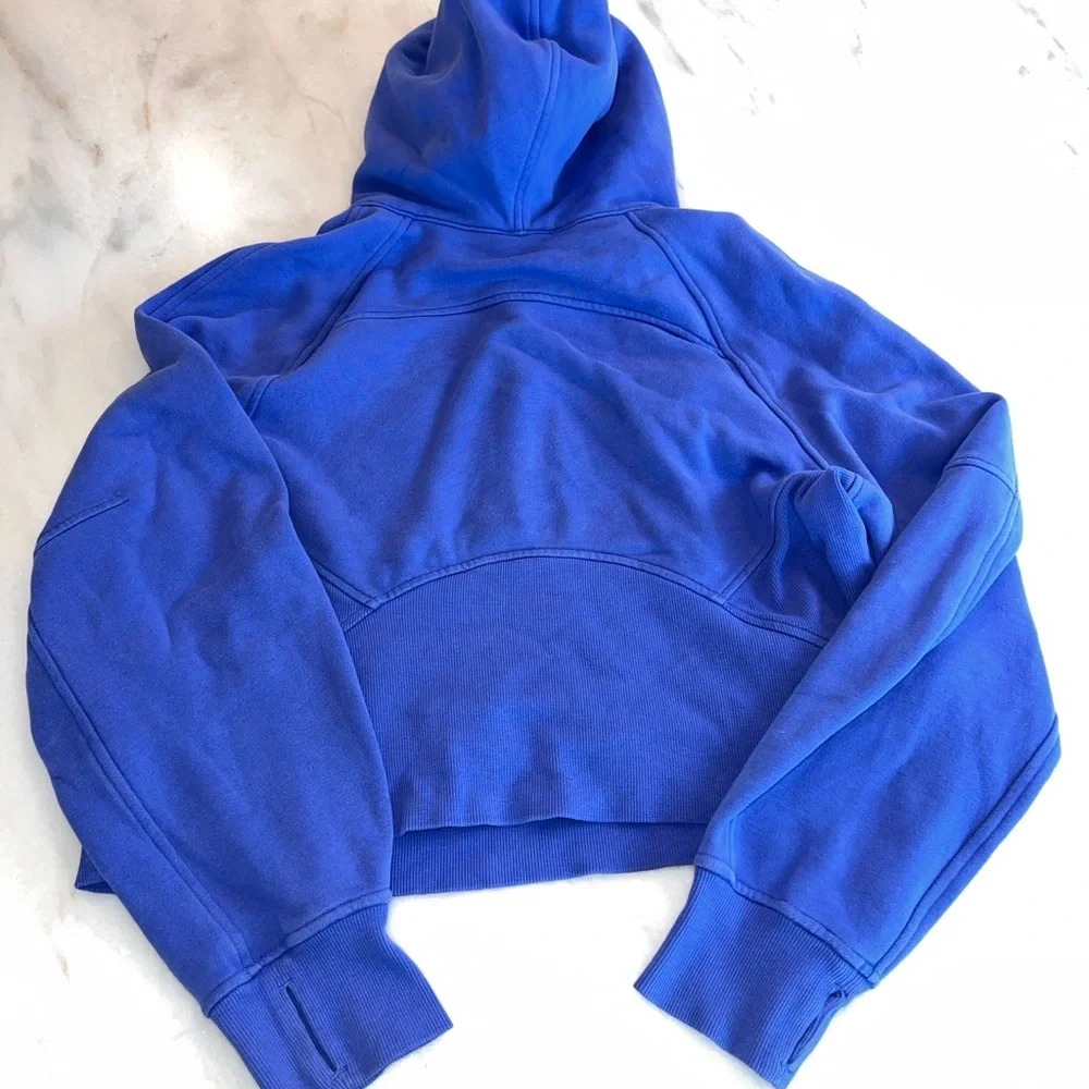 Lululemon athletica Scuba Oversized Half-Zip Hoodie Wild Indigo blue  Size XS/S - Picture 7 of 9